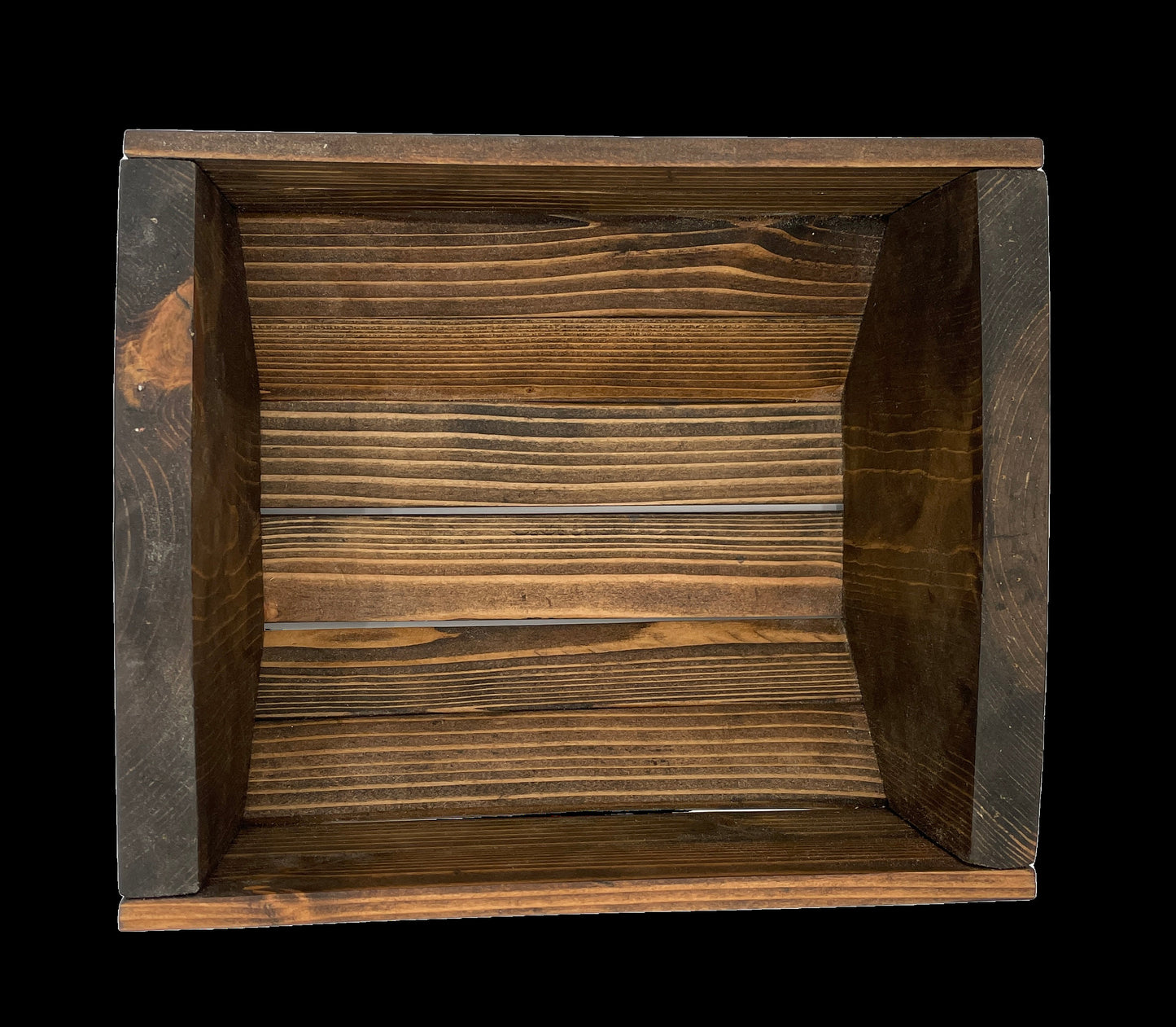Artisan-Crafted Rustic Wood Basket (10x8x5)