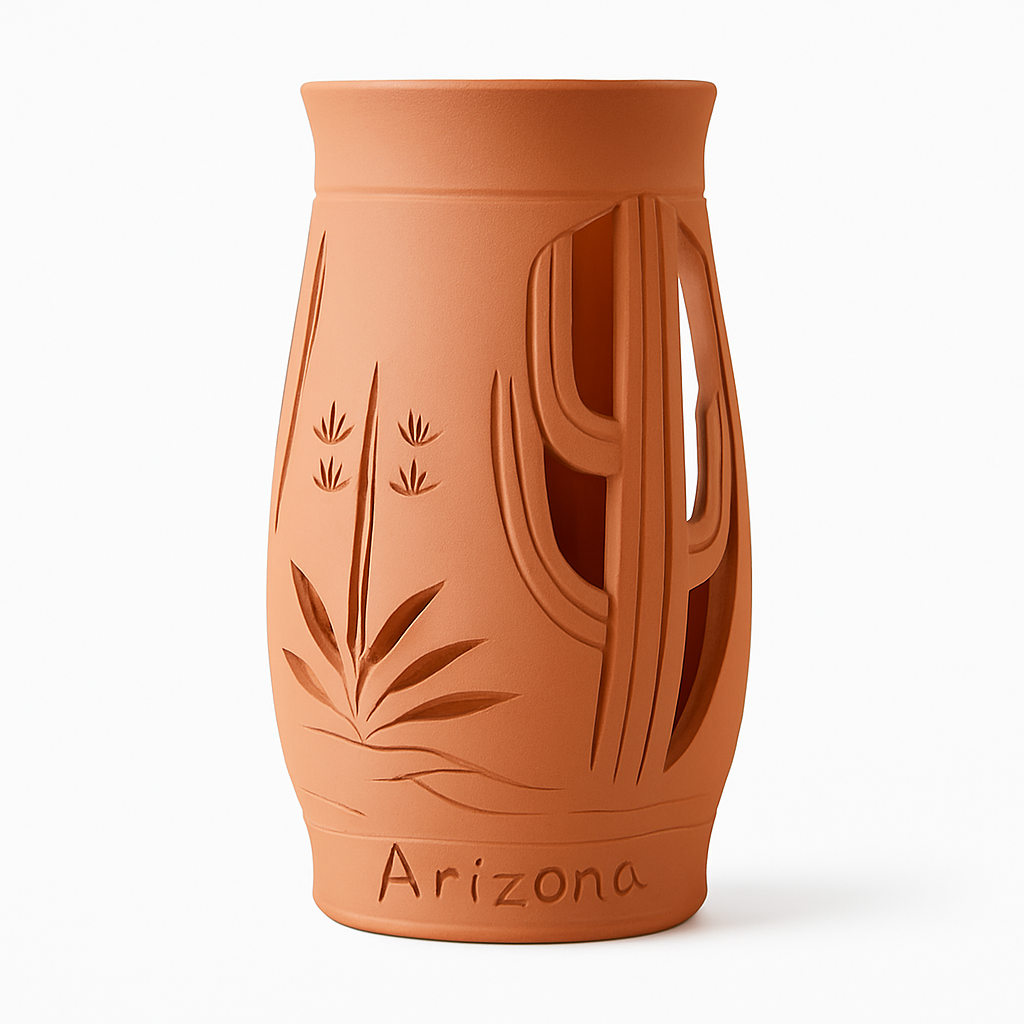 Arizona Terracotta Decorative Vase image 1