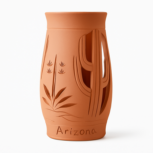 Arizona Terracotta Decorative Vase image 1